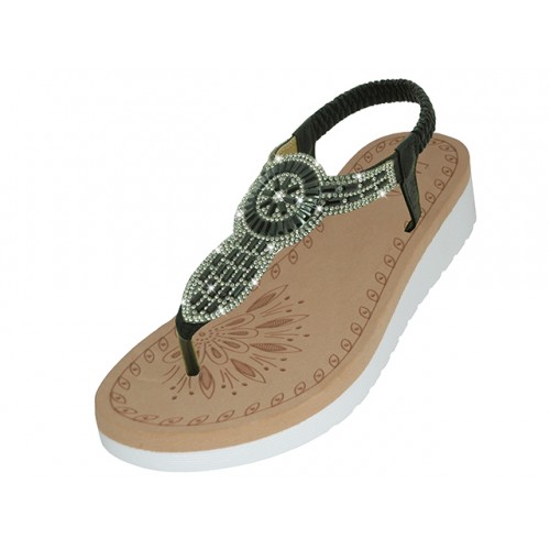 Women's Soft Sole Rhinestone Sandals