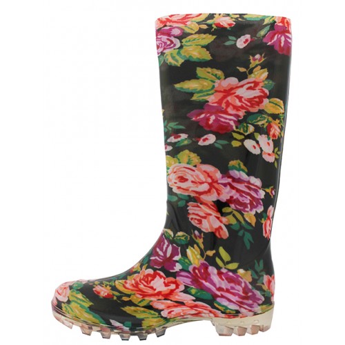 Women's 13'' Printed Tall RAIN BOOTS, Footwear, Shoes