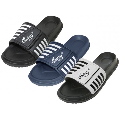 Men's Velcro Slides, Footwear, Shoes