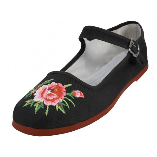 Women's Classic Embroidery Mary Jane, Footwear, SHOES.