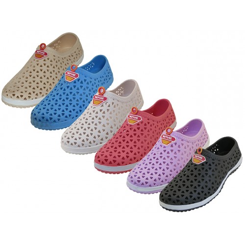 Women's ''Wave'' Soft Light Weight Slip On CLOGS