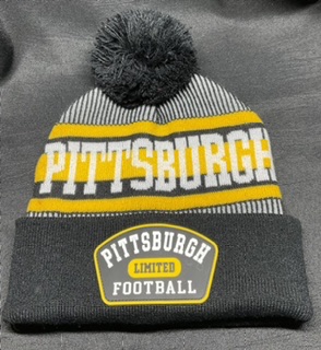Pittsburg Limited Knit Rubber Patch With Pompom