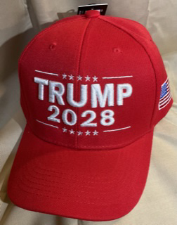 AA Trump 2028 Red Embroidered Baseball CAP