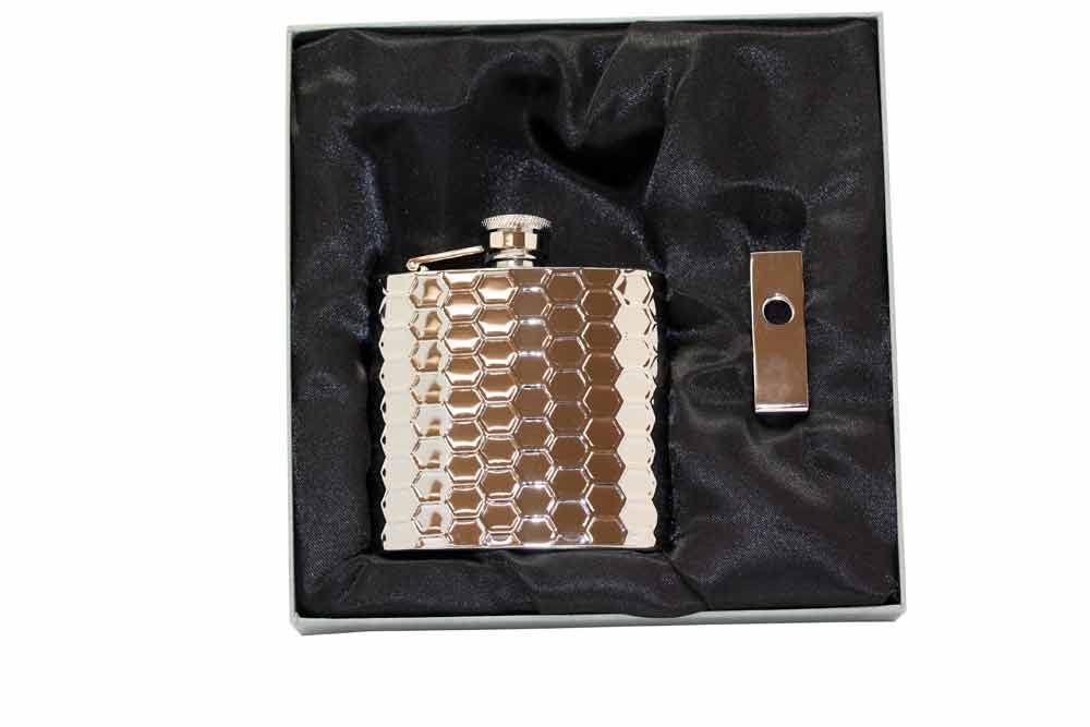 FLASK & MONEY CLIP SET