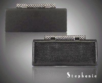 LEATHER  OR SATIN COVERED MINAUDIERE