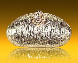 LEATHER COVERED MINAUDIERE