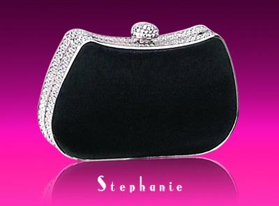 LEATHER OR SATIN COVERED MINAUDIERE