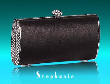 LEATHER OR SATIN COVERED MINAUDIERE