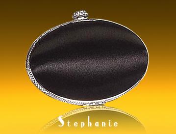 LEATHER OR SATIN COVERED MINAUDIERE