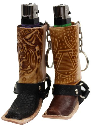 Tooled Cowboy Lighter BOOT