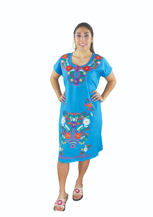 Ladies Kimono Embroidered DRESS