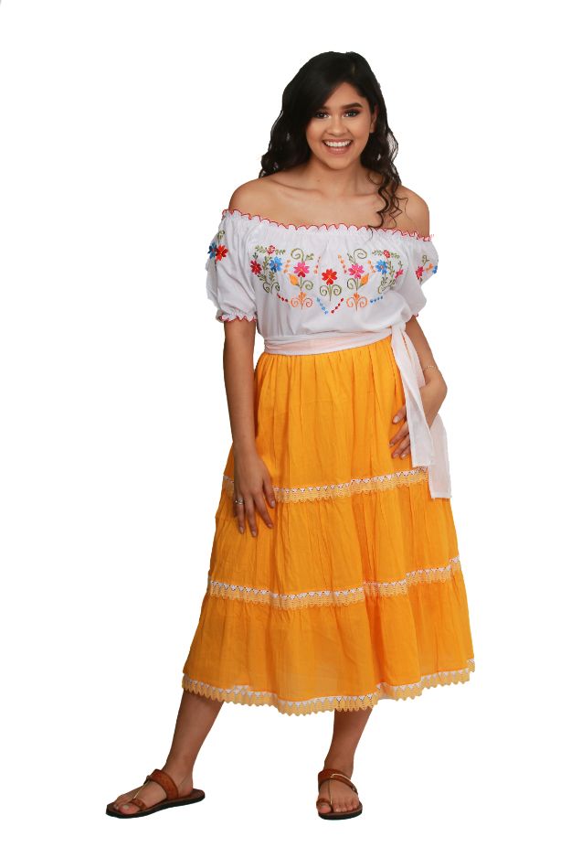 Manta Campesina SKIRT Yellow