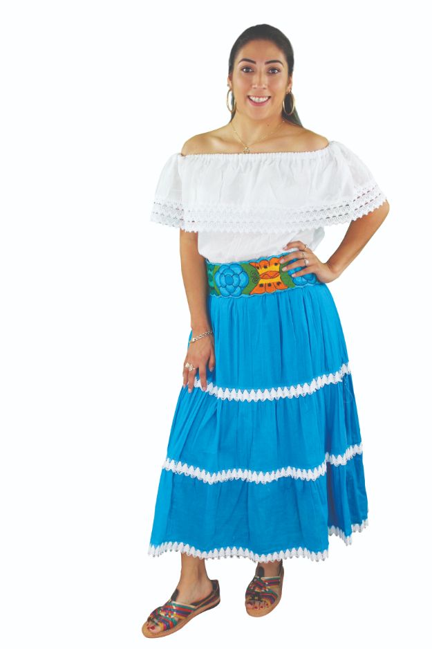 Manta Campesina SKIRT Turquoise