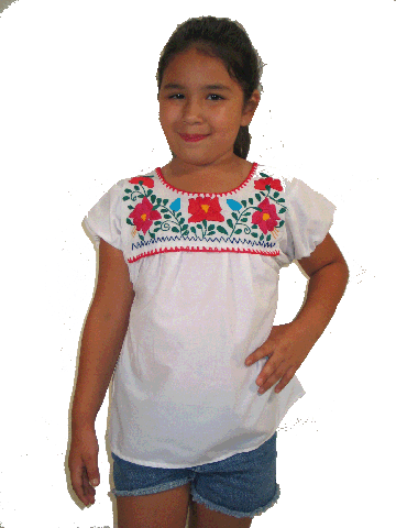 Girl Puebla Blouse