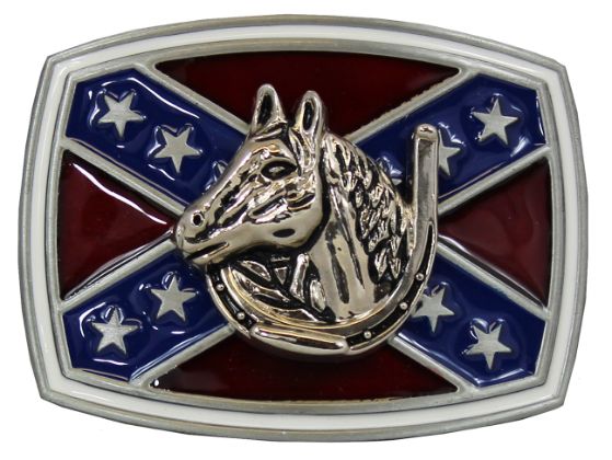 Confederate  Horse Head w/ Horseshoe