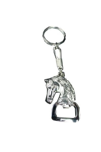 Steel Horse Head KEYCHAIN