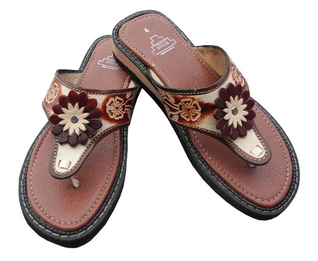 Natural Floral Thong Women's SANDAL