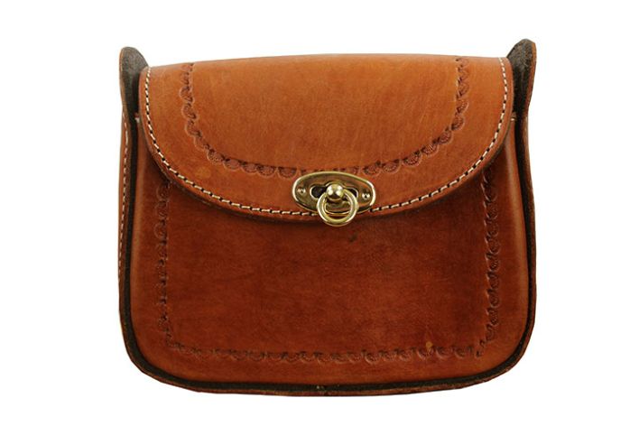 LEATHER Purse Natural