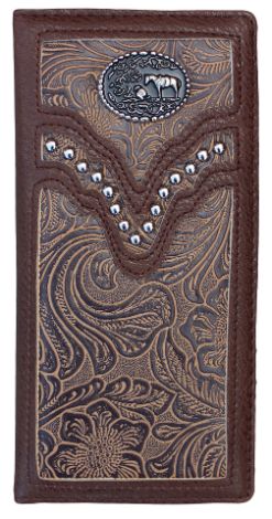 Roper Brown Tooled Praying Cowboy