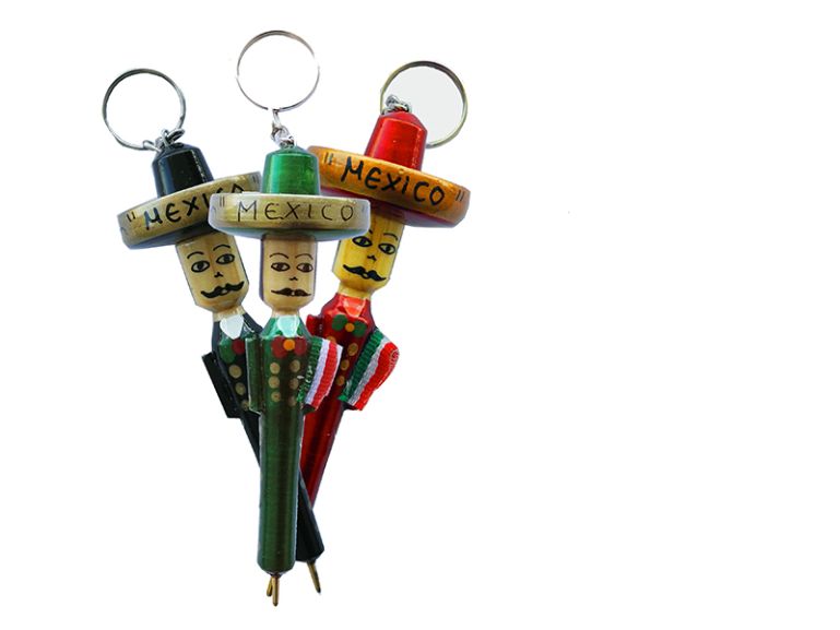 Decorated PEN Charrito Key chain