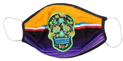 SKULL Serape Face Mask