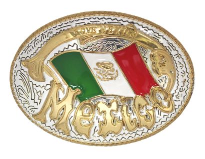 Mexican Flag Buckle