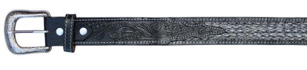 WESTERN Rope Belt Black