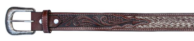 Western Rope Belt Brown