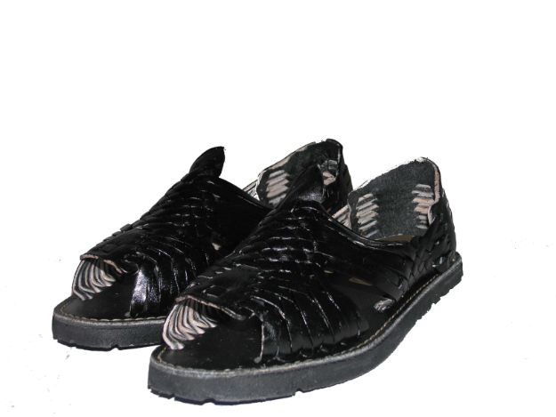 Black Pachuco Huaraches (Mens)