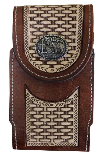 Brown Cell Phone Pouch