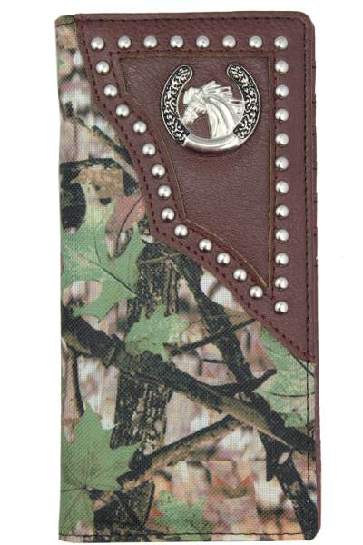 Roper Camo HORSE shoe w/ HORSE Head Concho