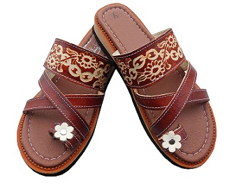 Pretty Leather Thong Strap Women's SANDAL