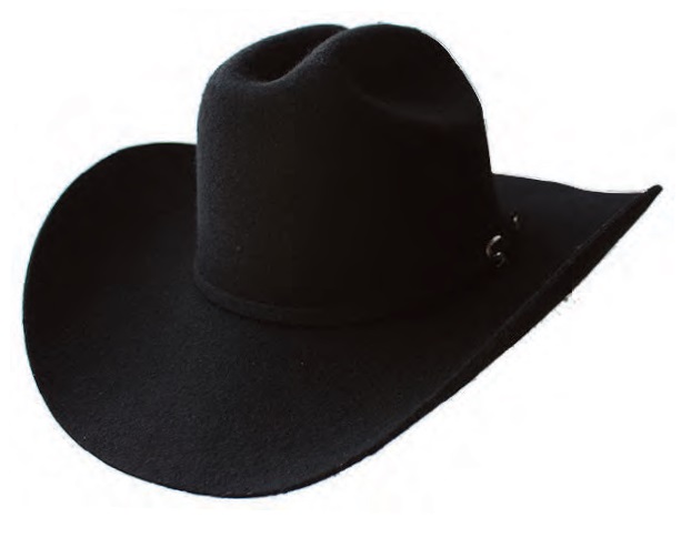 Black 100 % Wool HAT 100X