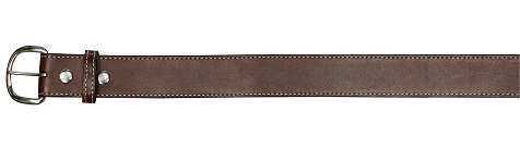 Brown  Leather DRESS Belt wide