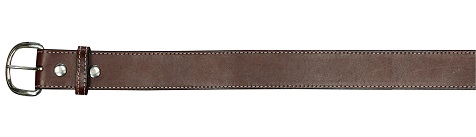 Brown  LEATHER Dress Belt wide