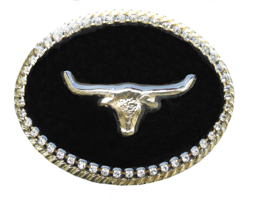 BUCKLE, Longhorn Black