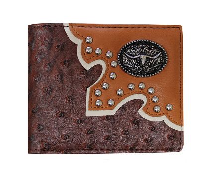 Bi-fold Brown LEATHER Wallet