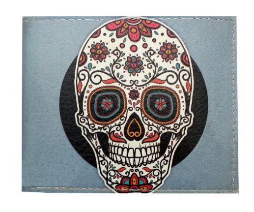 Sugar Skull LEATHER Wallet