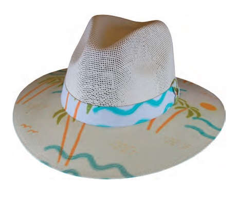 Indiana Tropical Palm Design HAT