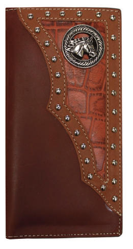 Roper (Checkbook) LEATHER Wallet