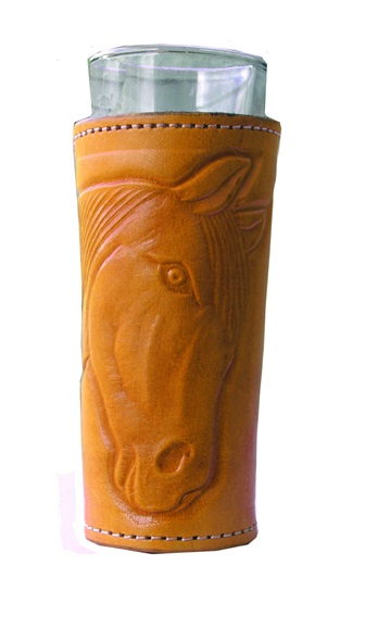 Leather Shot GLASS Holder