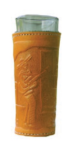 Leather Shot GLASS Holder