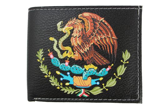 Bi-fold MEXICO Emblem Wallet