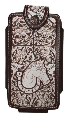 XL Horse Head Cell Phone Pouch