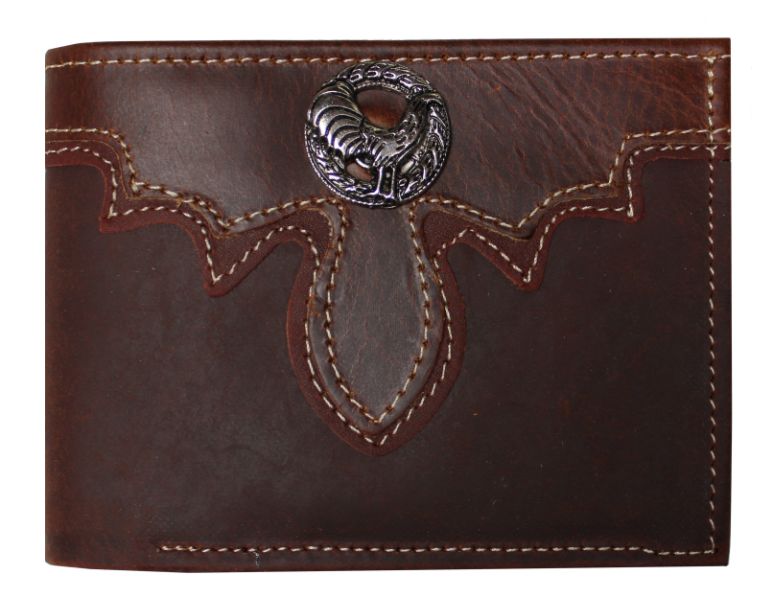 WALLET, Bifold Rooster Concho