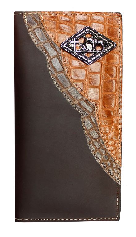 Wallet, Roper DIAMOND Praying Cowboy Concho