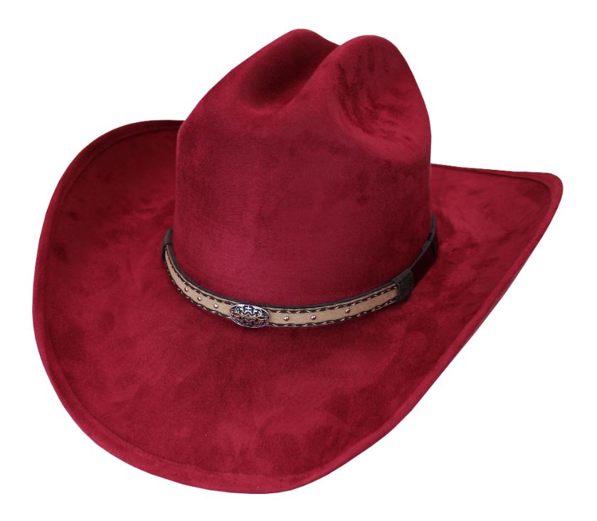 HAT, Suede Maverick Maroon