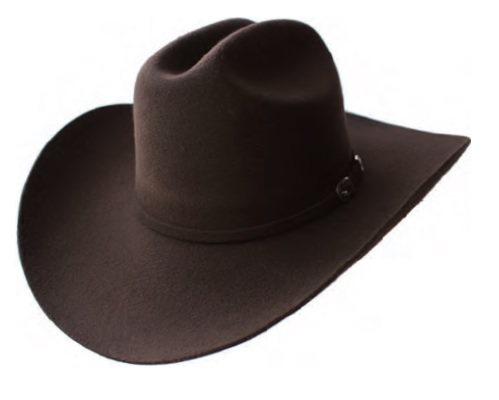 Child's Cowboy Tejana Wool Brown