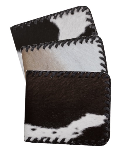 Wallet, Bifold Cow HAIR