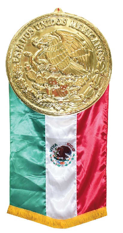 XL Hanging Mexican FLAG Decoration